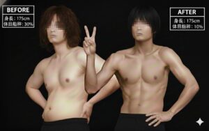 ３ヶ月後のお客様