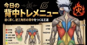 背中トレーニングで、理想の後ろ姿へ！